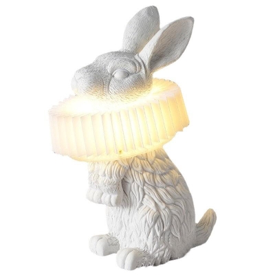 Resin Rabbit Decorative Table Lamp
