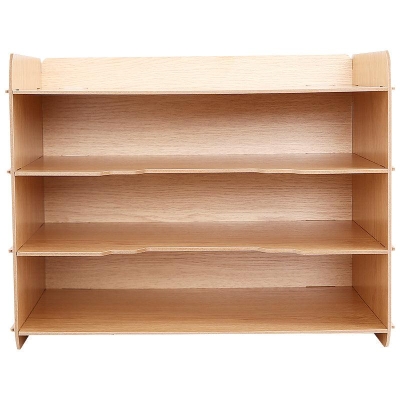 Wood Color Four Levels File Holder