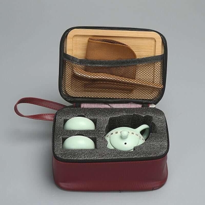 Portable Ceramic Kung Fu Tea Set