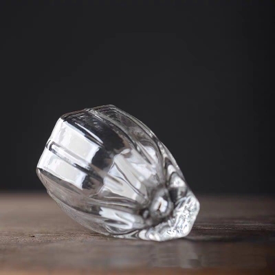 Japanese High Temperature Resistant Diamond-shaped Small Glass Tea Cup - 6 pcs