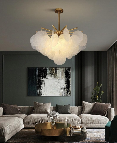 Postmodern Glass Wind Chime Handmade Chandelier / Pendant Light