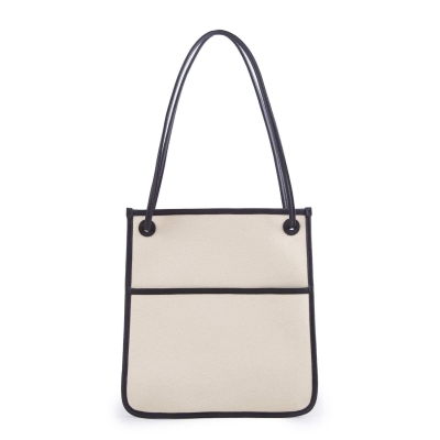 Black Korean Canvas Messenger Bag | Shoulder Bag | Crossbody Bag