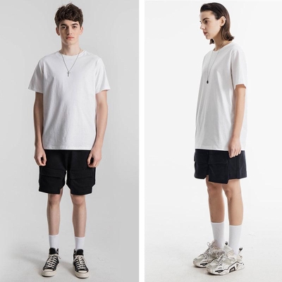 270g Combed Cotton Unisex T-Shirt-White