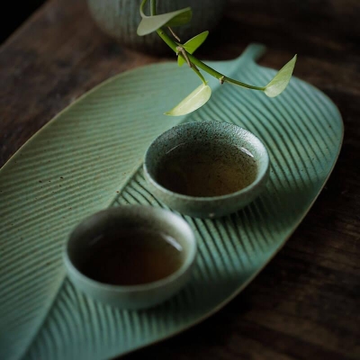 Japanese Ceramic Tea Tray | Dessert Plate