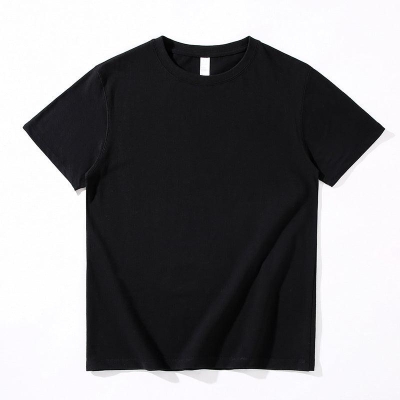 270g Combed Cotton Unisex T-Shirt-Black